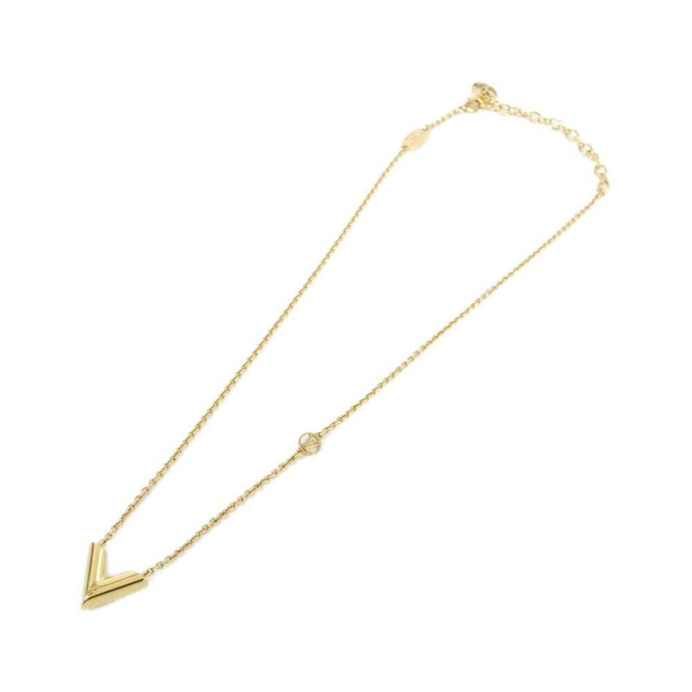 LOUIS VUITTON Gold Necklace - Picture 2 of 4